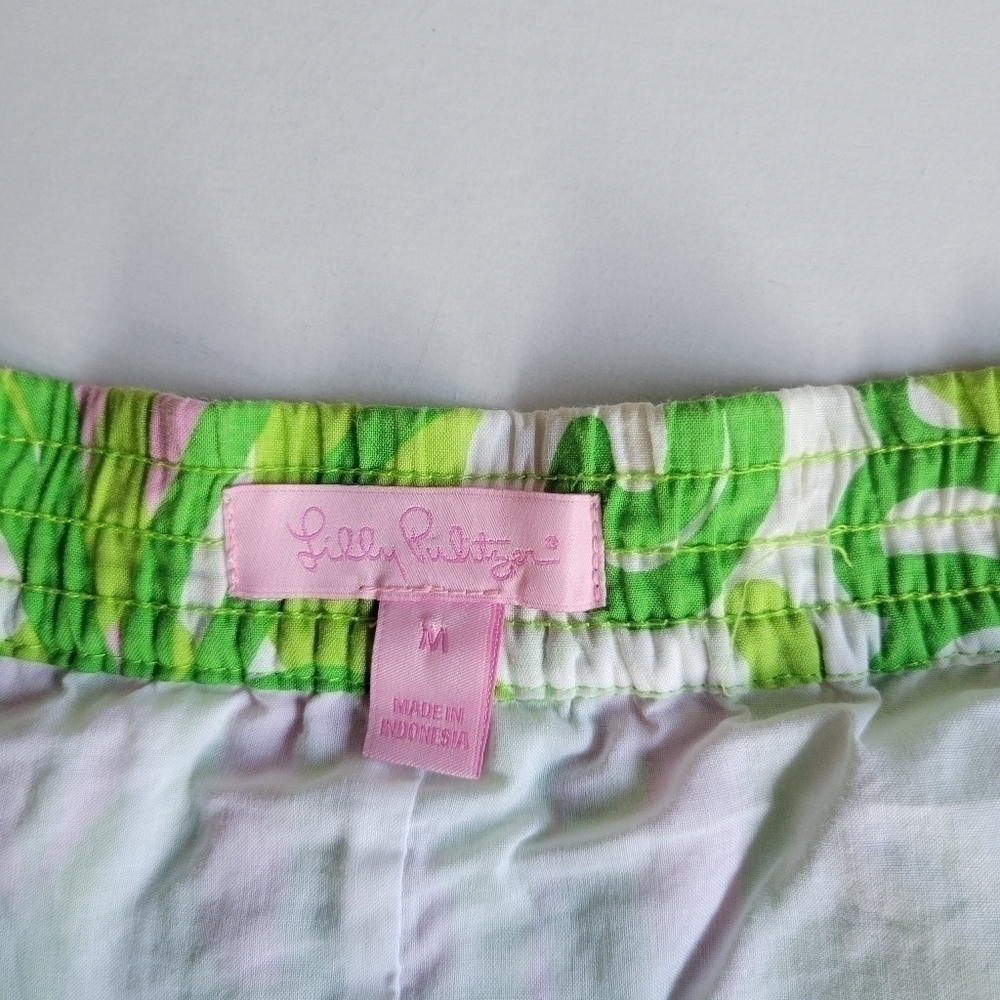 Lilly pulitzer Ruffle Pleated skirt size medium ,lined elastic . - Picture 3 of 9